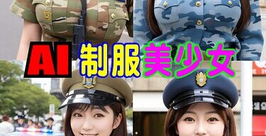 AI写真集 AI制服美少女 ミリタリー・ポリス 総集編 07＋08）